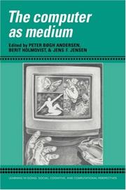 Cover of: The Computer as Medium (Learning in Doing: Social, Cognitive and Computational Perspectives) by 