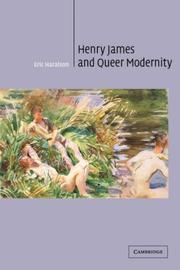Cover of: Henry James and Queer Modernity (Cambridge Studies in American Literature and Culture)