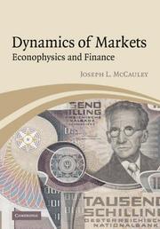 Cover of: Dynamics of Markets by Joseph L. McCauley, Joseph L. McCauley