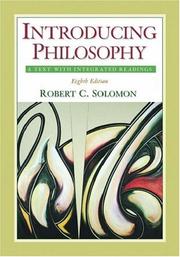 Cover of: Introducing philosophy