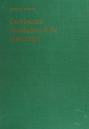 Cover of: Geobotanical Foundation Middle Ea by Zohary