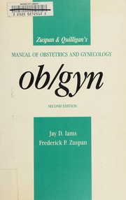 Cover of: Zuspan & Quilligan's manual of obstetrics and gynecology