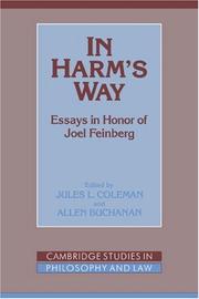 Cover of: In Harm's Way by 