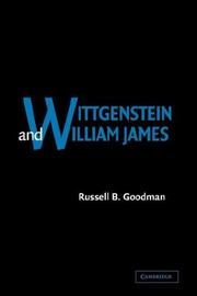 Cover of: Wittgenstein and William James