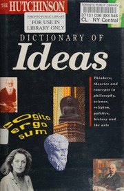 Cover of: The Hutchinson dictionary of ideas.