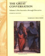 Cover of: The Great Conversation: Volume 1 by Norman Melchert