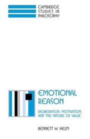 Cover of: Emotional Reason by Bennett W. Helm