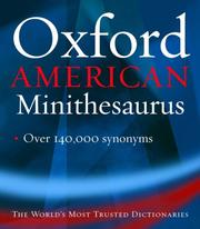 Cover of: The Oxford American minithesaurus.