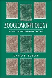 Cover of: Zoogeomorphology: Animals as Geomorphic Agents