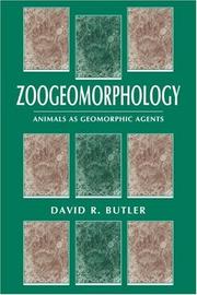 Cover of: Zoogeomorphology by David R. Butler