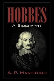Cover of: Hobbes: A Biography