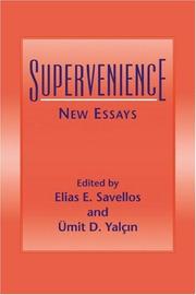 Cover of: Supervenience by Elias E. Savellos