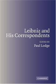 Cover of: Leibniz and his Correspondents by Paul Lodge