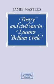 Cover of: Poetry and Civil War in Lucan