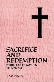 Cover of: Sacrifice and Redemption: Durham Essays in Theology