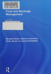 Food and beverage management by Bernard Davis