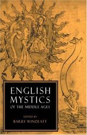 Cover of: English Mystics of the Middle Ages (Cambridge English Prose Texts)