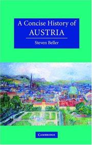 Cover of: A Concise History of Austria (Cambridge Concise Histories) by Steven Beller