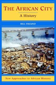 Cover of: The African City by Bill Freund