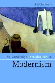 Cover of: The Cambridge Introduction to Modernism (Cambridge Introductions to Literature)