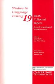 Cover of: IELTS Collected Papers: Research in speaking and writing assessment (Studies in Language Testing)