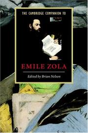 Cover of: The Cambridge Companion to Zola (Cambridge Companions to Literature)