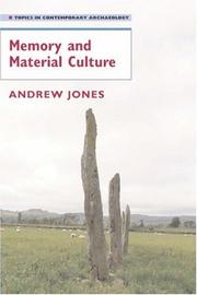 Cover of: Memory and Material Culture (Topics in Contemporary Archaeology)