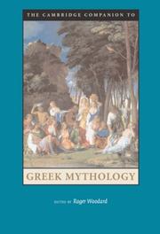 Cover of: The Cambridge Companion to Greek Mythology by Roger Woodard