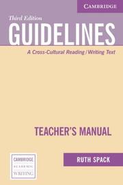 Cover of: Guidelines Teacher's Manual: A Cross-Cultural Reading/Writing Text