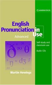 Cover of: English Pronunciation in Use Advanced 5 Audio CDs (English Pronunciation in Use) | Martin Hewings