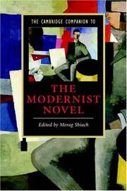 Cover of: The Cambridge Companion to the Modernist Novel (Cambridge Companions to Literature)