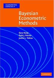 Cover of: Bayesian Econometric Methods (Econometric Exercises) by Gary Koop, Dale J. Poirier, Justin L. Tobias