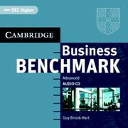 Cover of: Business Benchmark Advanced Audio CD BEC Higher by Guy Brook-Hart