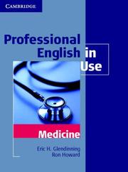 Cover of: Professional English in Use Medicine (Professional English in Use)