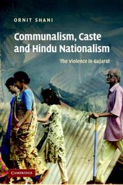 Cover of: Communalism, Caste and Hindu Nationalism by Ornit Shani