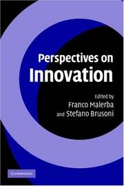 Cover of: Perspectives on Innovation