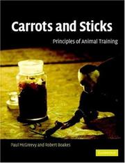 Cover of: Carrots and Sticks by Paul McGreevy, Robert A. Boakes