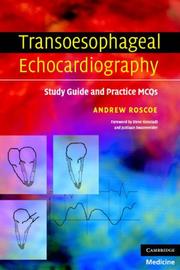 Cover of: Transoesophageal Echocardiography by Andrew Roscoe