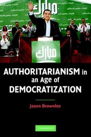 Cover of: Authoritarianism in an Age of Democratization