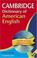 Cover of: Cambridge Dictionary of American English Paperback with CD-ROM