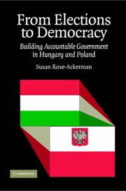 Cover of: From Elections to Democracy by Susan Rose-Ackerman