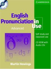 Cover of: English Pronunciation in Use Advanced Book with Answers, 5 Audio CDs and CD-ROM (English Pronunciation in Use)