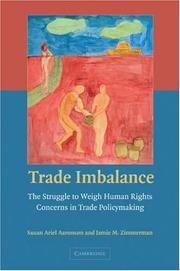 Cover of: Trade Imbalance by Susan Ariel Aaronson, Jamie M. Zimmerman