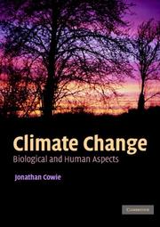 Cover of: Climate Change: Biological and Human Aspects