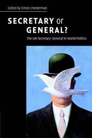 Cover of: Secretary or General? by 