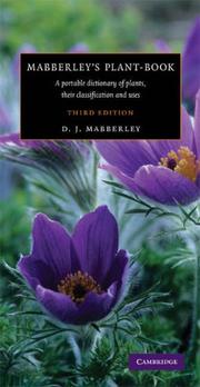 Cover of: Mabberley's Plant-Book by D. J. Mabberley