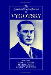 Cover of: The Cambridge Companion to Vygotsky
