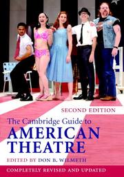 Cover of: The Cambridge Guide to American Theatre