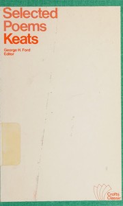 Cover of: Selected poems by John Keats