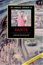 Cover of: The Cambridge Companion to Dante (Cambridge Companions to Literature) by Rachel Jacoff